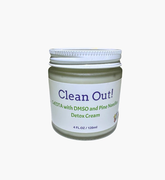Clean Out - CaEDTA with DMSO and Pine Needles topical detox cream